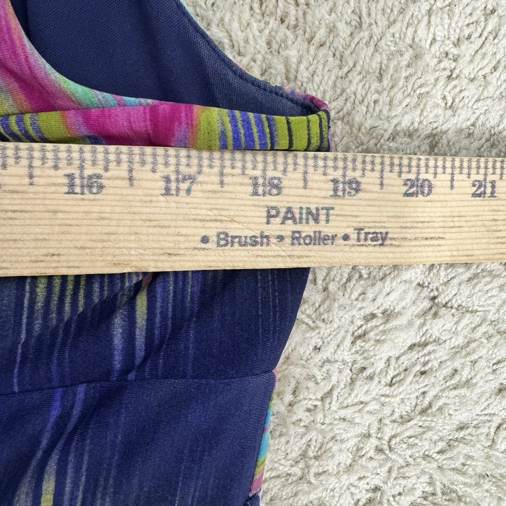 Chicos Sleeveless Ikat Print Twist Front V-Neck Maxi Dress Multicolor Womens L - Picture 10 of 13